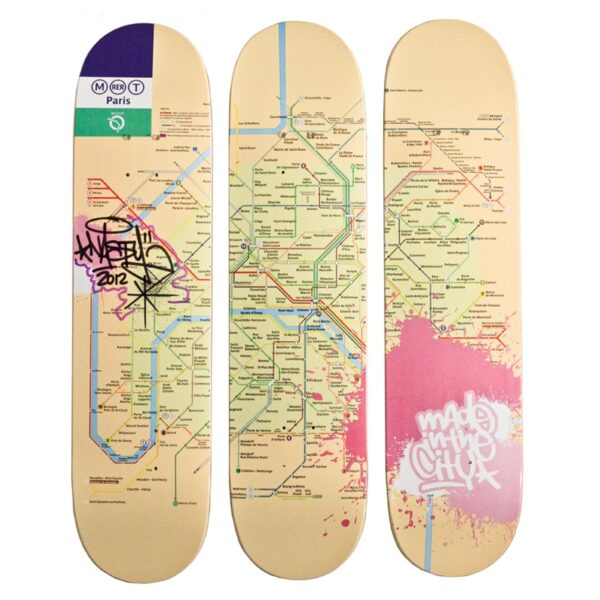 NASTY Deck’On Street Art "Made in the city" Signé