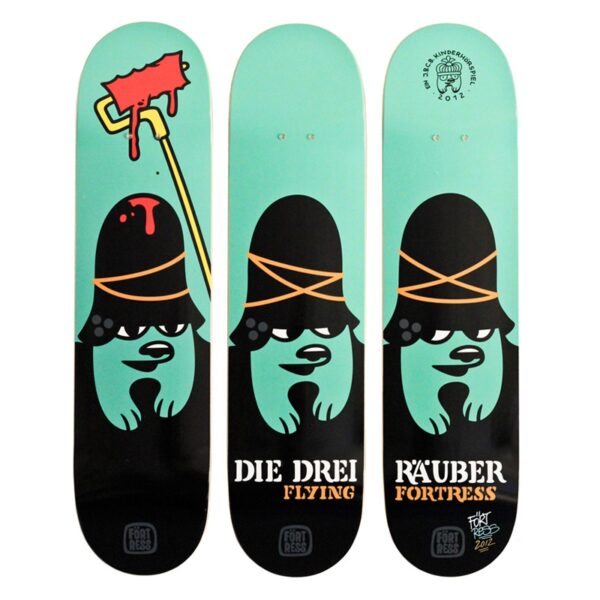 FLYING FORTRESS Deck’On Street Art Signé