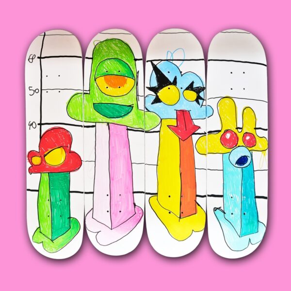 Triptyque customisé par GUM