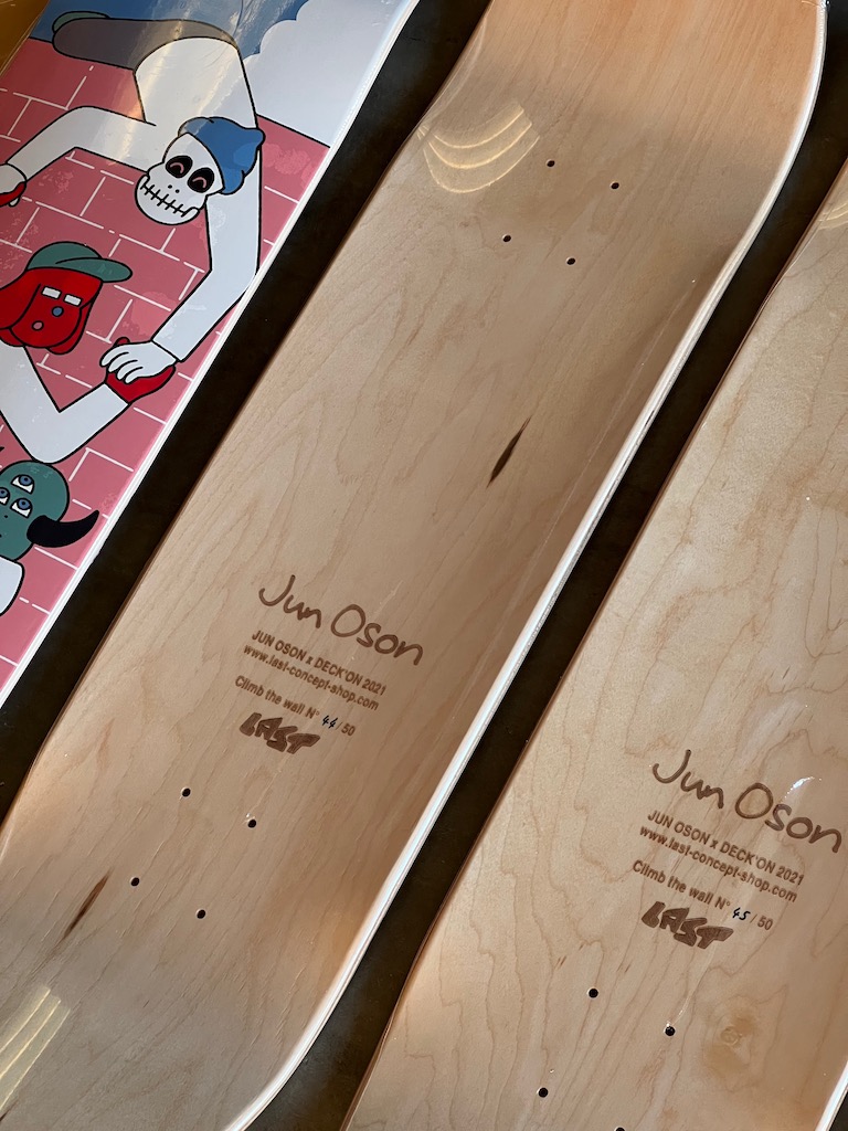 JUN OSON Deck'On – 2 skateboards – LAST Concept Shop
