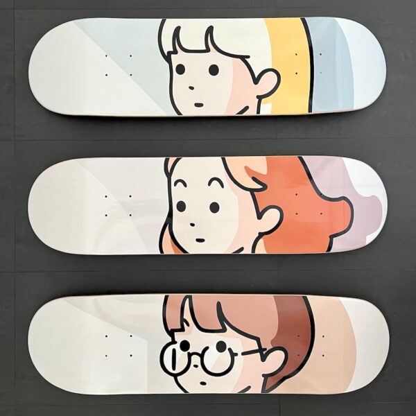 YUTANPO SHIRANE "In the light" - Deck'On set - 3 skateboards Yuroom